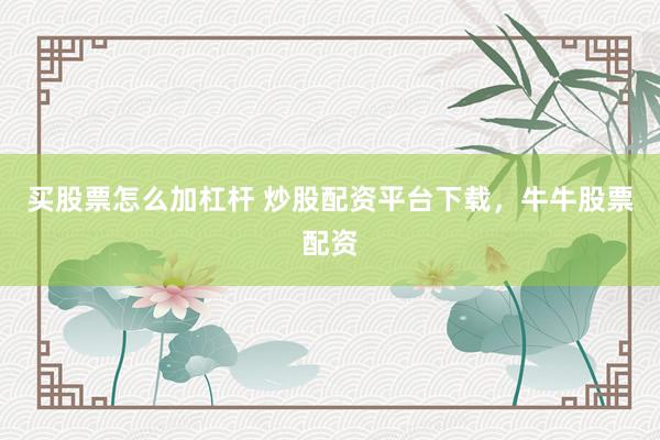 买股票怎么加杠杆 炒股配资平台下载，牛牛股票配资